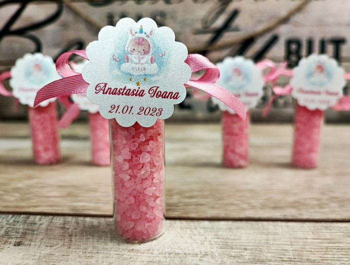 Sticlute Sare de Baie ROZ - model Unicorn [5]