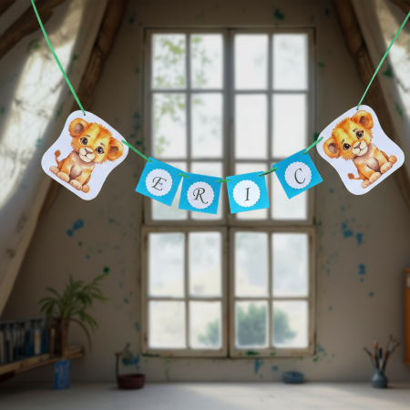 BOTEZ - Banner Little Lion - Copie
