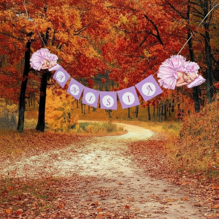 Banner nume BEBELUSA  (model lila) [1]