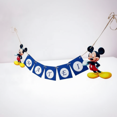 BOTEZ - Banner nume MICKEY MOUSE