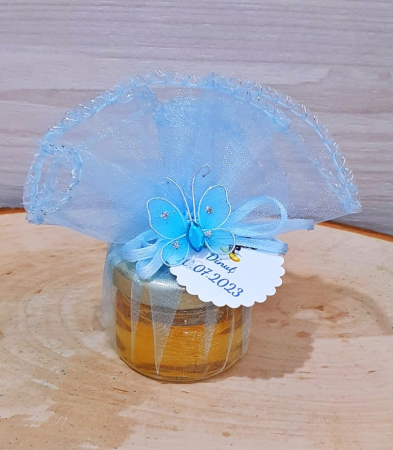 BOTEZ - Borcan miere FLUTURAS BLUE