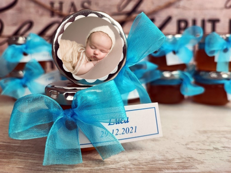 BOTEZ - Borcan miere FOTO albastru