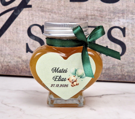 Marturii BOTEZ - Borcanel miere 50 ml INIMA - Teddy