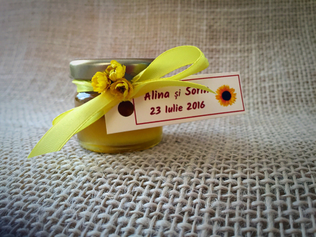 Borcanel miere floarea soarelui