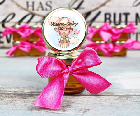 BOTEZ - Borcanele miere - URSULET ROZ IN BALON
