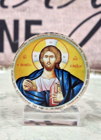 Marturii NUNTA - Iconita Cristal cu ISUS HRISTOS