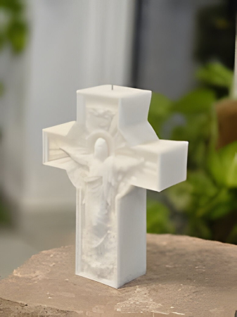 Cadou nasi botez Lumanare CRUCE [2]