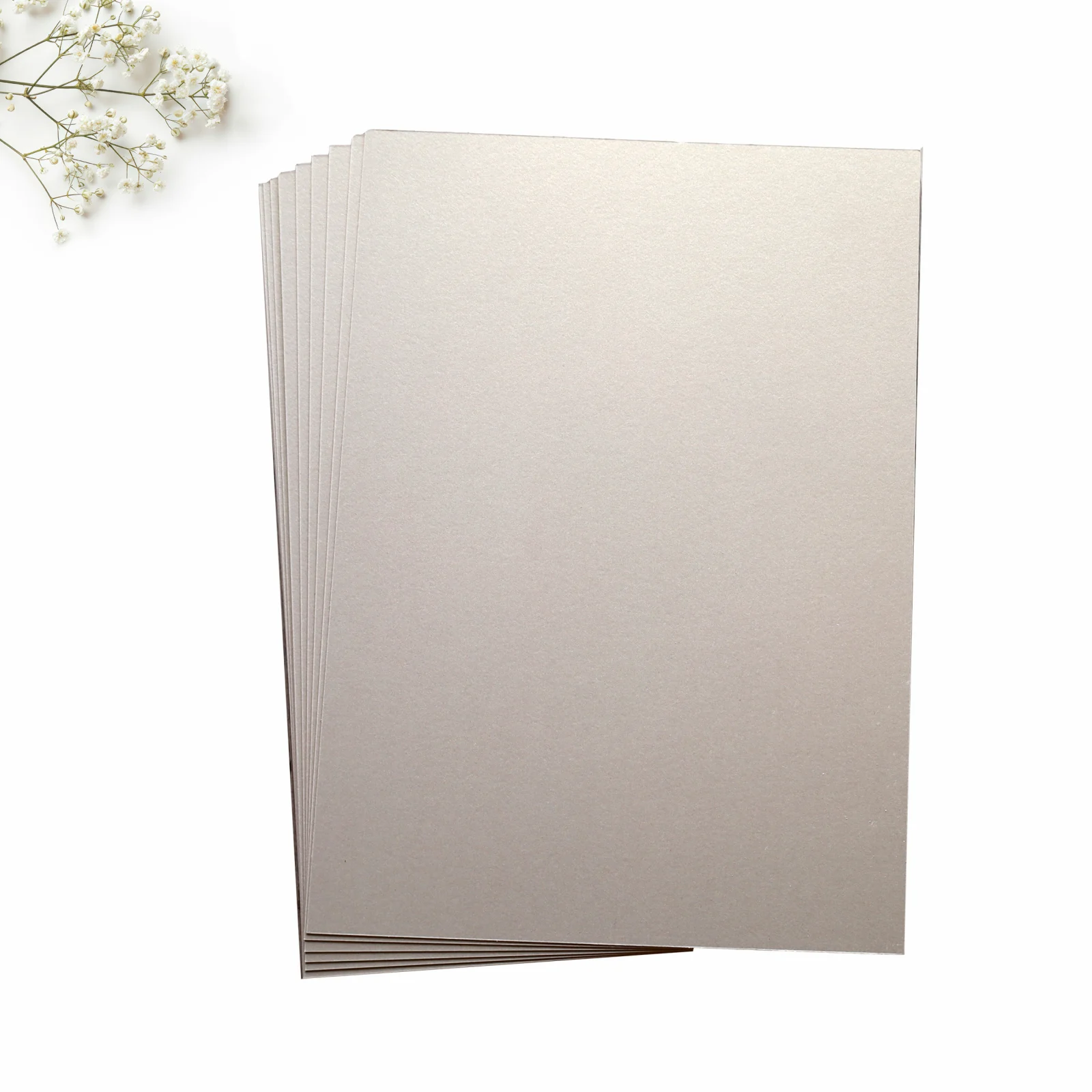 Plicuri si cartoane pentru INVITATII - Carton CREM SIDEFAT A4 (160 gr)