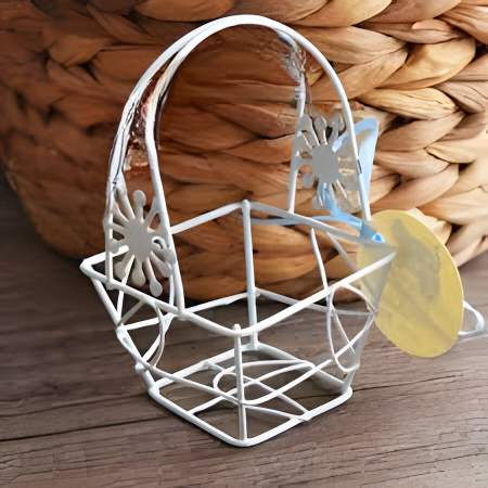 Marturii BOTEZ - Cosulet de metal ALB