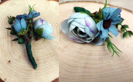 Cocarde minirose BLUE [0]