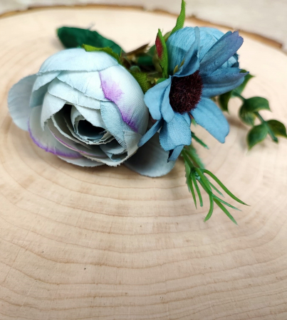 Cocarde minirose BLUE [2]