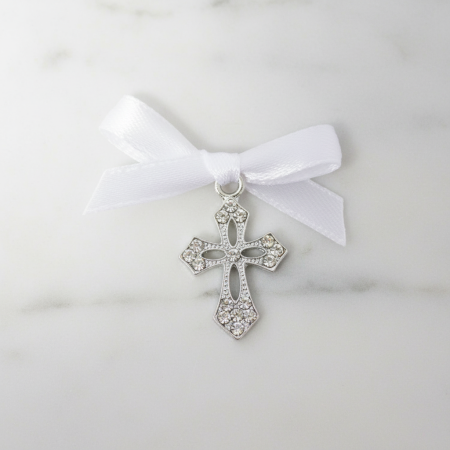 Cruciulita botez D6  (alba) [4]