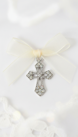 BOTEZ - Cruciulita botez D6  (crem)
