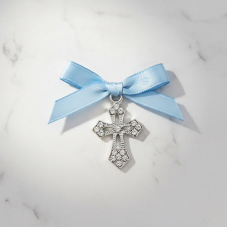 Cruciulita botez D6  (blue) [2]