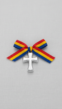 BOTEZ - Cruciulita botez F1 (tricolor)