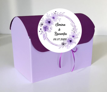 NUNTA - Cufar de dar Purple Flowers