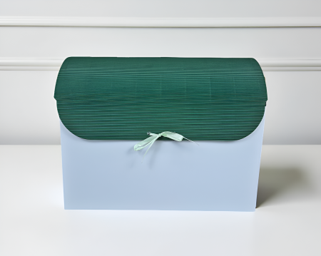 Casute dar NUNTA - Cufar pentru dar VERDE