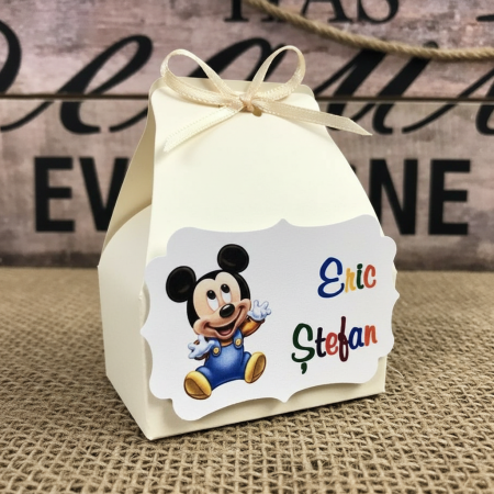Marturii BOTEZ - Cutie cosulet - Mickey Mouse