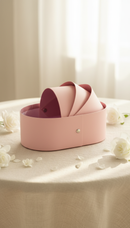 Cruciulite de BOTEZ - Cutie LANDOU pentru CRUCIULITE  roz