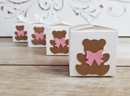 BOTEZ - Cutie - Ursulet Roz