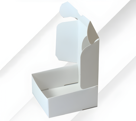 Cutii albe cu fereastra INIMA 5.5x5.5x2.5 cm [2]