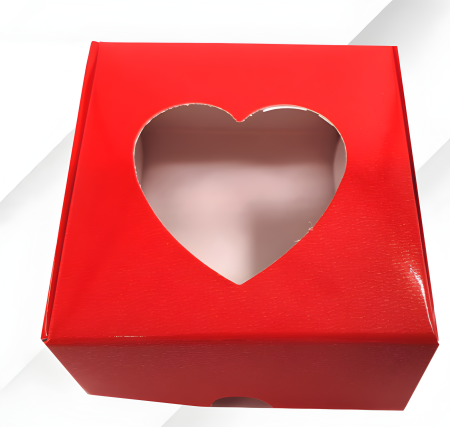 Cutii albe cu fereastra INIMA 5.5x5.5x2.5 cm - Copie [7]