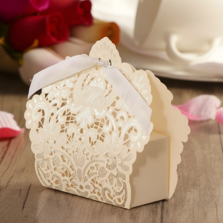 BOTEZ - Cutii  marturii F2 crem