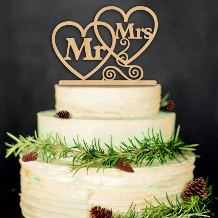 Decoratiune TORT Mr & Mrs - model 4 [1]