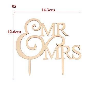 Decoratiune TORT Mr & Mrs - model 4 [2]