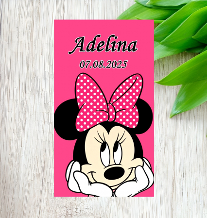 Etichete MARTURII - Etichete adezive Minnie Mouse