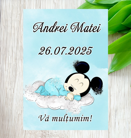 Etichete MARTURII - Etichete adezive Mickey