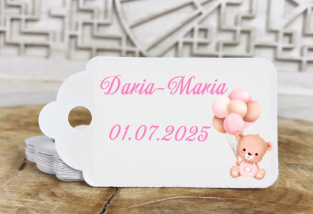 Eticheta Teddy  (7x4 cm)
