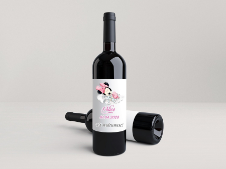 Etichete MARTURII - Eticheta autocolanta Minnie