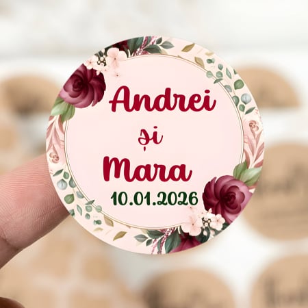 eticheta adeziva TRADAFIRI BORDO 3.8 cm