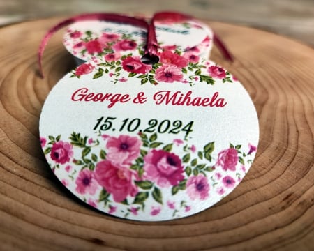Eticheta rotunda - Floral Style [2]