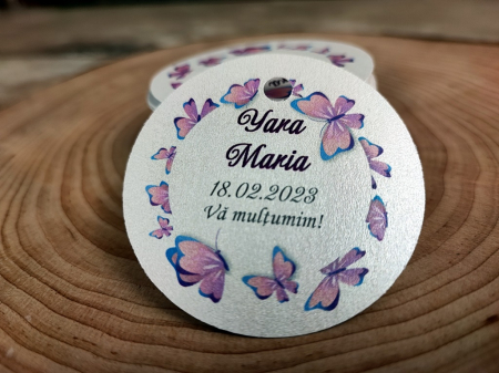 Eticheta rotunda - FLUTURI (5 cm) [2]