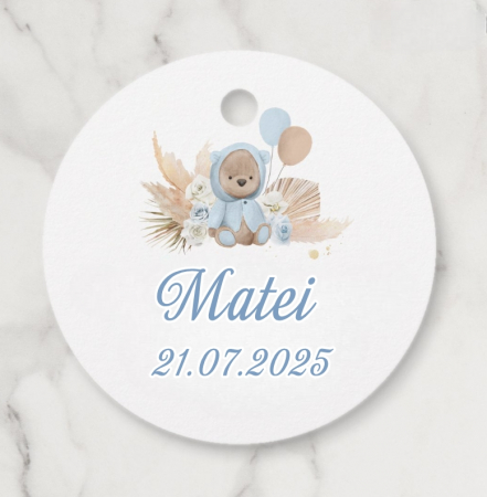 Etichete MARTURII - Eticheta URSULET BOHO
