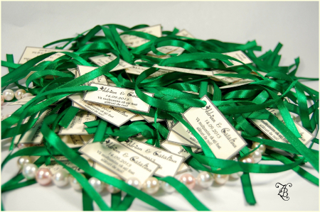 Etichete MARTURII - Etichete cu funda verde