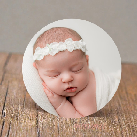 BOTEZ - Etichete FOTO (cerc 5 cm)