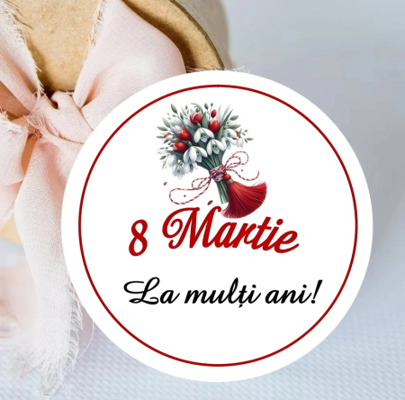 BOTEZ - etichete 8 MARTIE  (5 cm)