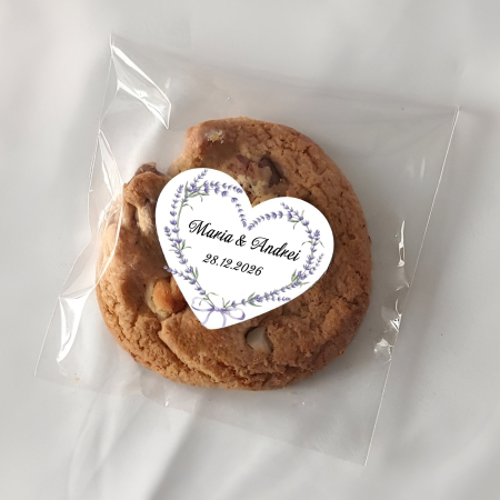 Etichete MARTURII - Etichete marturii inima Lavanda