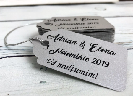 Etichete MARTURII - Etichete Silver - model TAG