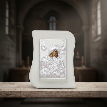 Icoana metal pe suport de sticla [1]