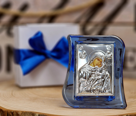 Marturii BOTEZ - Iconita Maica Domnului  BLUE