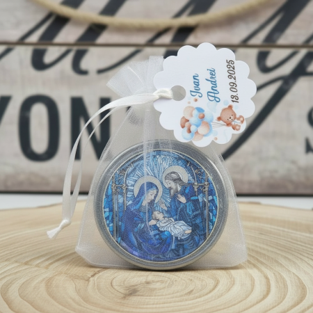 Marturii BOTEZ - Iconita magnetica 3.8 cm PM2 in saculet ALB