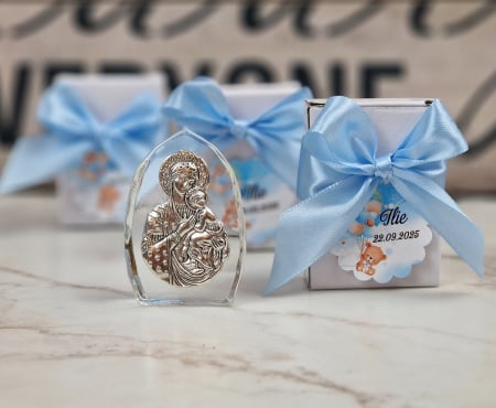 Marturii BOTEZ - Iconita Maica Domnului BLUE