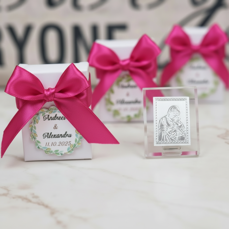 Iconita Maica Domnului (funda fucsia) [2]