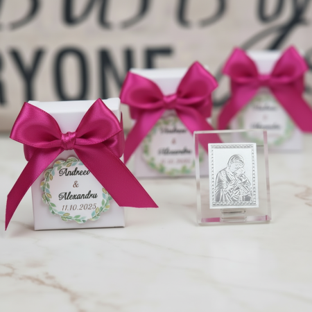 Iconita Maica Domnului (funda fucsia) [3]