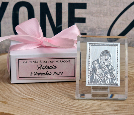 Marturii BOTEZ - Iconita Maica Domnului PINK