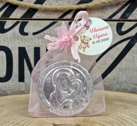 Marturii BOTEZ - Iconita Maica Domnului  (magnetica) ROZ